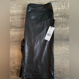 Metallic biker shorts NWT